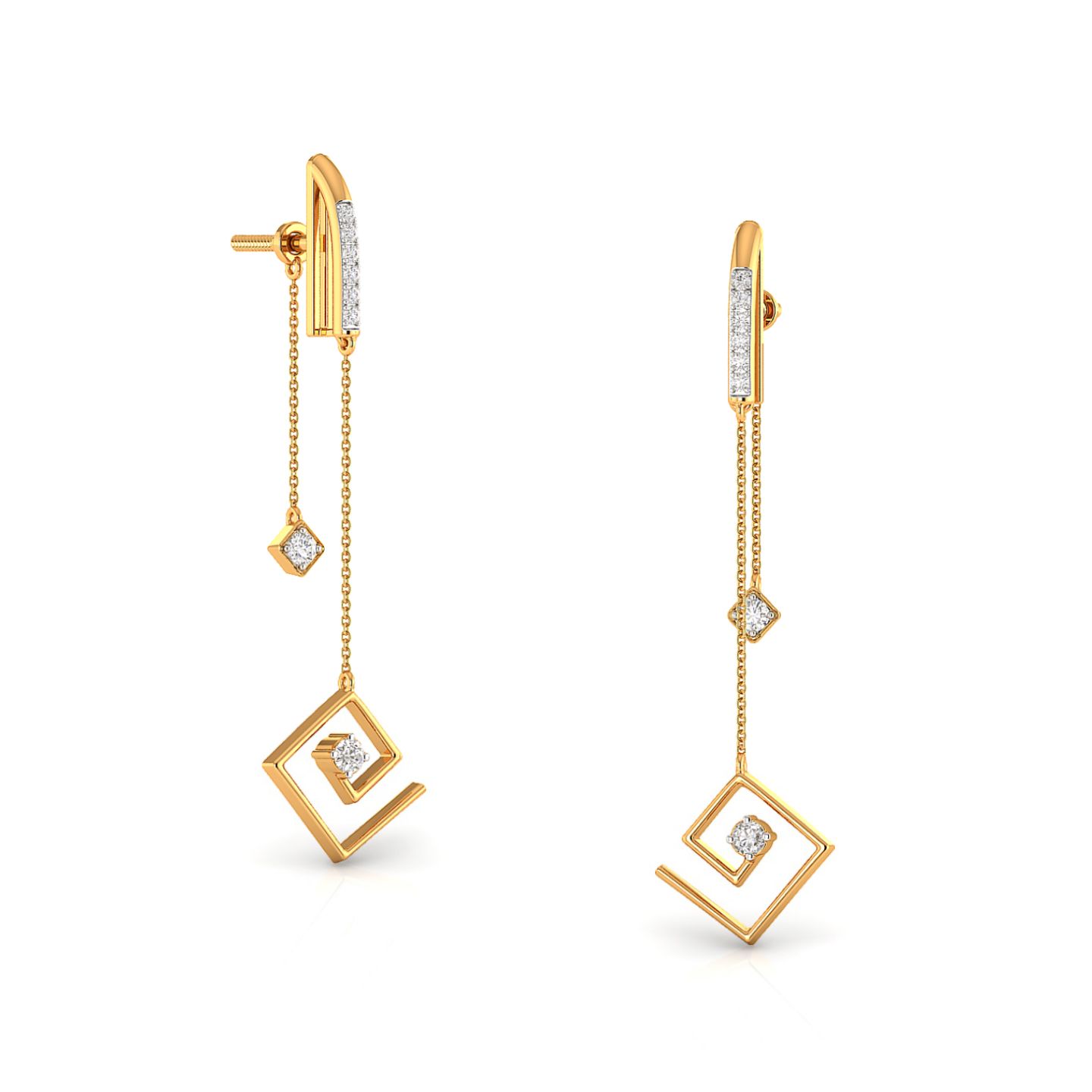 Sui dhaga type earrings on sale